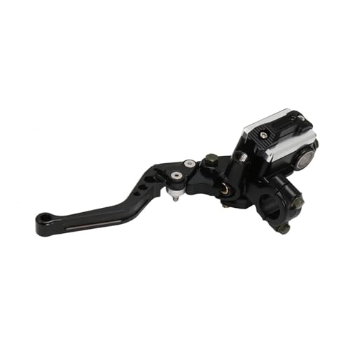 Bomba de embrague freno hidráulico de 22 mm para manillar de motocicleta Yamaha en color negro izquierdo 2