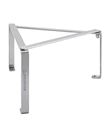 Groenberg Outdoor Kochgestell Tjener Foot Kochen Feuer Klappbar Camping Pfanne aus Stahl, Silber, 34 x 29 x 17 cm, für Outdoor-Kochen