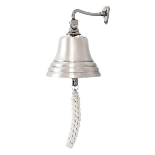 Assorted Collections Cloche à Main | Décoration Nautique pour Bar et pub | Cloche à chaîne Verte Unique aux Sons clairs et puissants, idéale pour Noël, Les fêtes...