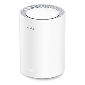 Cudy WiFi 6 Mesh WiFi, AX1800 Mesh-WLAN-System für das ganze Haus Gigabit WiFi 6 VPN-Router und Extender, Kindersicherung, Open VPN, M1800