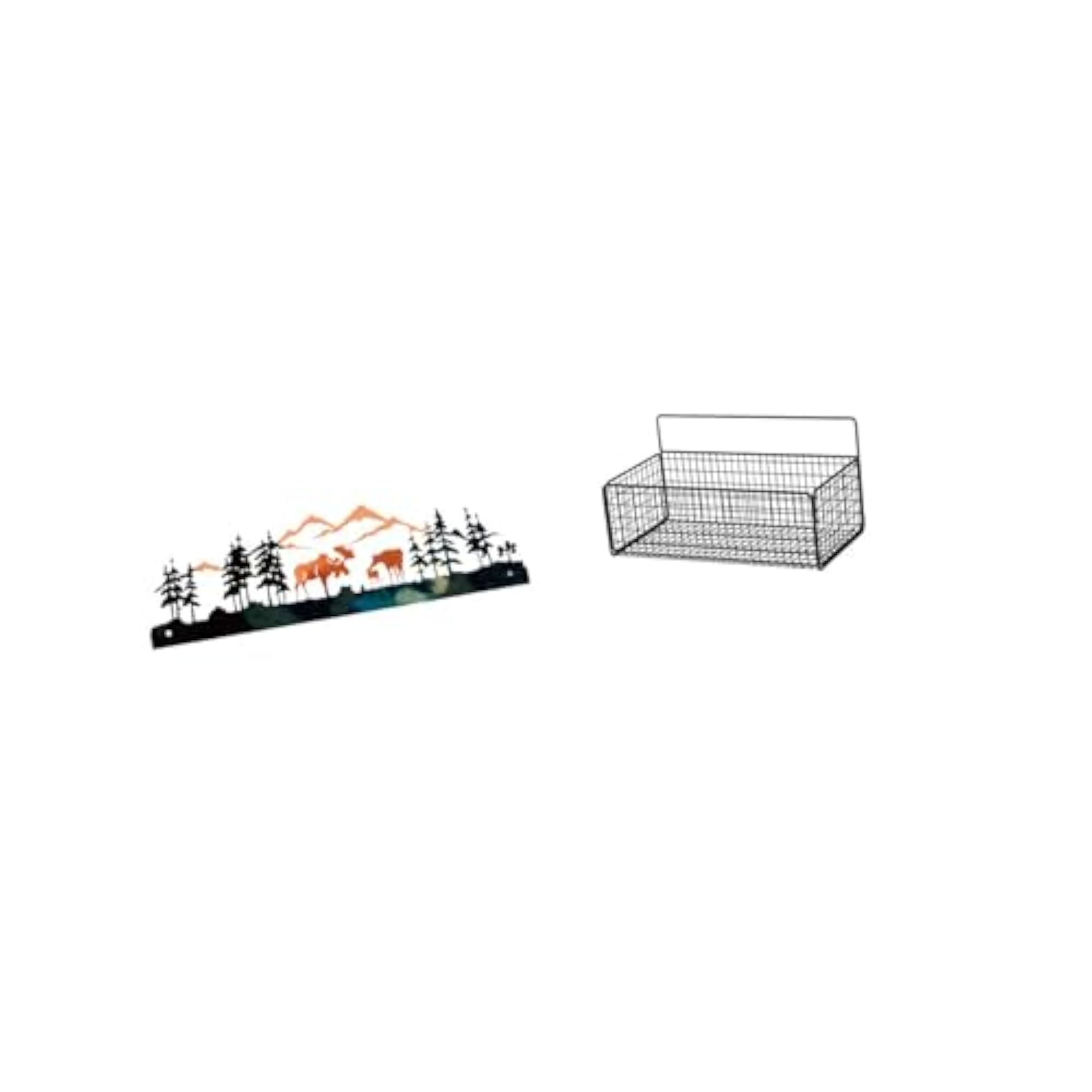 Deer Sculpture Hanging Basket Organizer