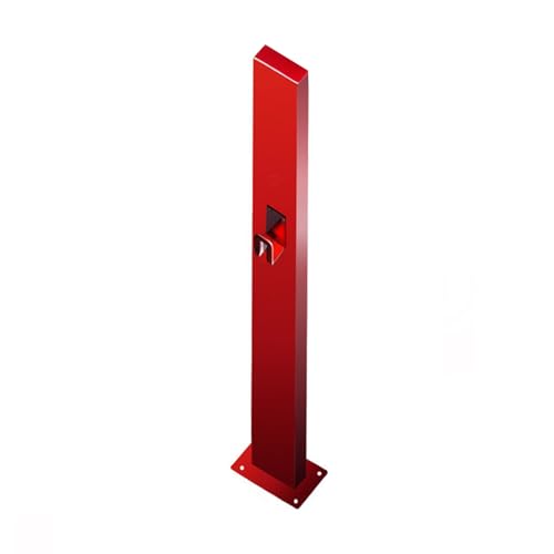 Soporte de carga de vehículo eléctrico, estación de carga de acero resistente para uso en exteriores, pedestal de carga EV para todo tipo de clima, compatible con carga de vehículos de nueva energía
