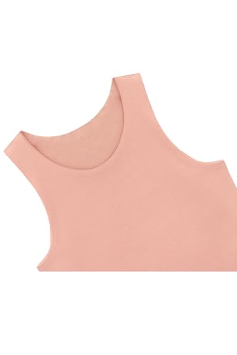 Image of Lilax Girls' Double Lined Sleeveless Basic Crop Tank Top