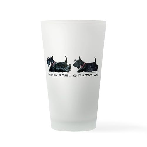 CafePress Scottie Squirrel Patrol Terri Pint Glass, 16 oz. Drinking Glass