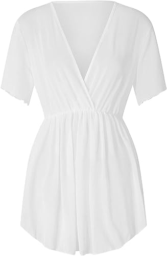 Robe transparente Y2K col en V résolvant les looks d'été monotones