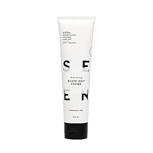 SEEN Blow-Out Creme, Fragrance Free – Non-Comedogenic & Sulfate-Free Blow Out Hair Cream- Reduces Frizz- Heat Protectant- Safe for Sensitive, Eczema & Acne Prone Skin