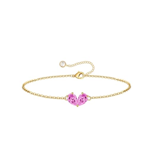 Save $4 on Turandoss 14K Gold Plated Birthstone Bracelets