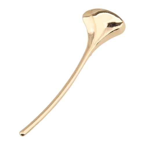 Versatile Leaf Brooch Polished Alloy Corsage Pin for Women Accessories