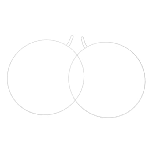 ABOOFAN 2Pcs Crib Canopy Net Hoop Support Rings for for Crib Bed Rack Safe Stable Mounting Accessories