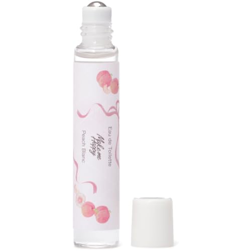 Image of CANMAKE Make Me Happy Eau De Toilette - Rollerball Compact Scent Perfume - 0.3 fl oz (8 ml) (Peach Blanc)