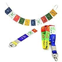 Gandhi Manufacturer & Traders Tibetan Lanyard,Tibetan Key Chain & Flag Combo of 3