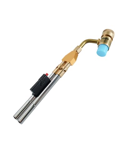 Image of Double-Head Propane/MAPP Torch Welding Connector Self Ignite Gas Welding Torch