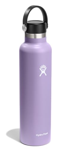 Image of Hydro Flask Water Bottle - Insulated Stainless Steel - Non Spill, Leakproof in 24 Oz Moonshadow Purple