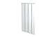 Windhager Rideau moustiquaire de porte, Moustiquaire Rideau Basic, Rideau de Porte à Moustiquaire, 100 x 220 cm, Blanc