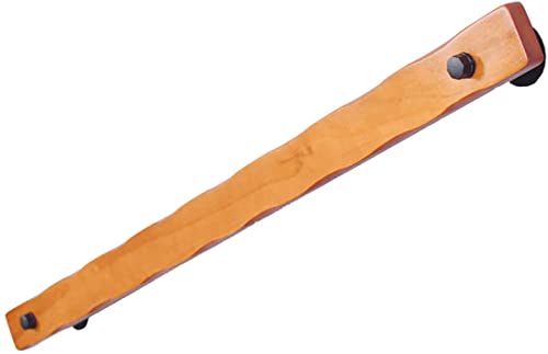 Barre de support de rampe en bois véritable pour un escalier intérieur design