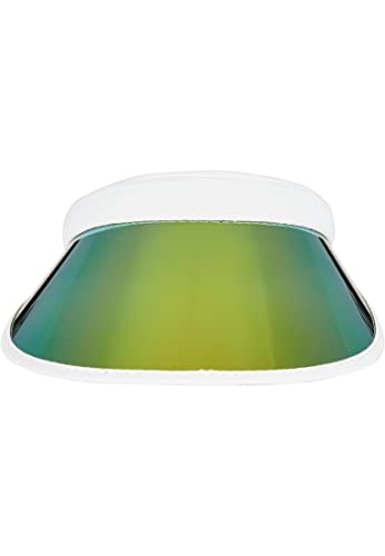 Urban Classics Unisex Holographic Visor Visier, White/Multicolor, Einheitsgröße EU