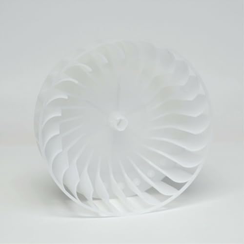 SamLng 131476300CM White Plastic Squirrel Cage Dryer Blower Wheel