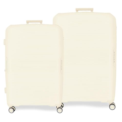 Jeu de valises de qualité supérieure Movom Inari en polypropylène blanc