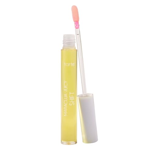 tarte maracuja juicy lip &amp; cheek shift – pH-Powered Lip Gloss Balm with Vitamin E &amp; Hyaluronic Acid for Smooth, Moisturized Lips &amp; Cheek Tint Blush, Vegan &amp; Cruelty-Free