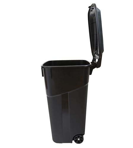 Cjlxl 32 Gallon Wheeled Heavy Duty Plastic Garbage Can thumb #2