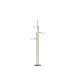 Produktbild Hübsch Stehlampe m/Birne, Messing 78x28xh150cm, E27/40W/LED10W