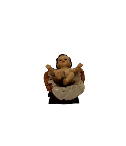 ZICOM Krippenfiguren Miniaturfiguren Jesuskind im Barren 2-teilig...