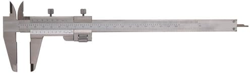 Image of Vernier Caliper 0-150mm / 6 Inch Precision Measuring Tool, Stainless Steel Manual Caliper with Dual Scale (Metric & Inch), Inside Outside Depth Step Gauge (MN-150)