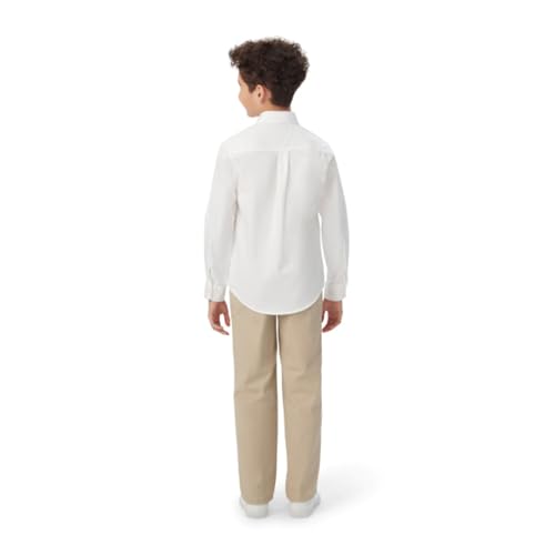Image of French Toast Boys Long Sleeve Oxford Shirt (Standard & Husky) Button Down Shirt