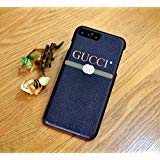 TSLME Designer inspired G style 7 plus 8 plus case cover wallet for iphone 7Plus 8Plus [5.5"Screen] (black)