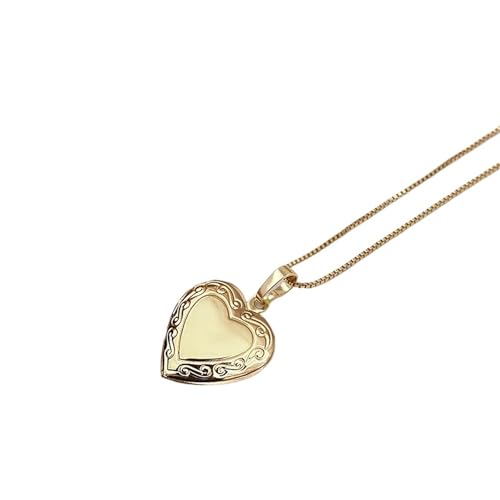 Cadre photo portable en collier pendentif cœur acier pour style quotidien