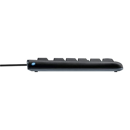 Teclado con cable USB-A Simpletek K120 FR AZERTY solución lista para usar en color negro 2