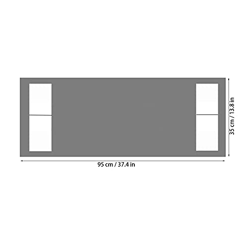 Bettop Anime Red Cloud Pattern Microwave Oven Cover Dustproof Cotton Machine Protector Decorative Kitchen Appliance Cover With Side Storage Pockets 13.8X37.4 Inches, One Size #TOP1