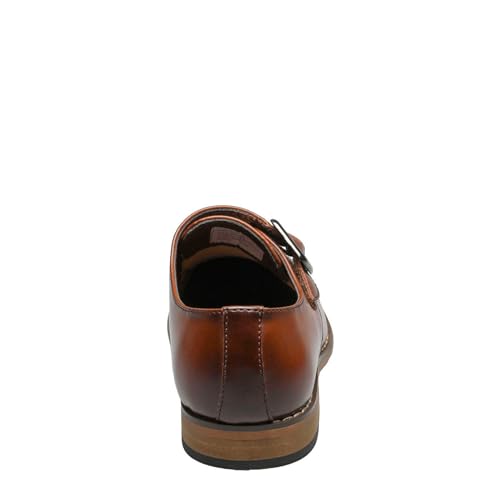 Image of Stacy Adams Boys' Desmond Cap Toe Monk Strap (Little Kid /Big Kid)