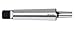 Accusize Industrial Tools 2MT-1JT Morse Taper Drill Chuck Arbor with Tang, 0222-0745