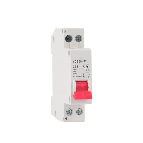 Disjoncteur miniature 1P+N 10A pour protection tableau électrique