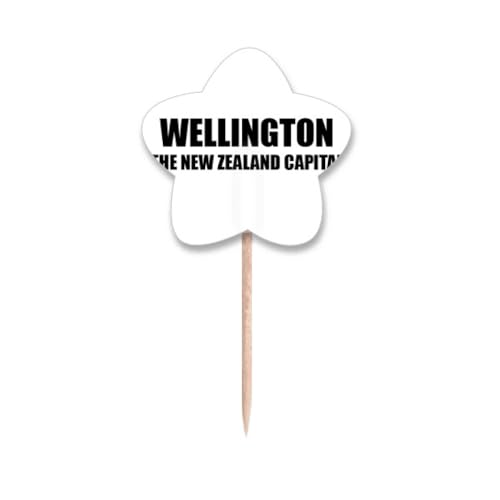 Cure-dents drapeaux Star lable Wellington pour décoration de cupcakes
