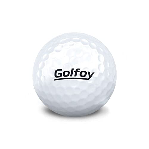 Golfoy Basics Rubber Practice Range Golf Balls (Pack of 25), White