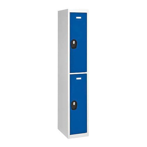 Générique Vestiaire Colonne 2 Cases - Elément départ (Bleu)