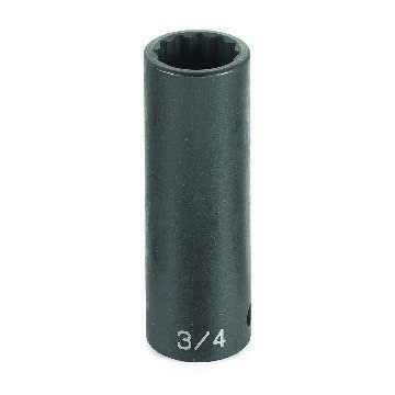 Grey Pneumatic 2146D 1/2 In. Drive 12-point X 1-7/16 In. Deep Socket