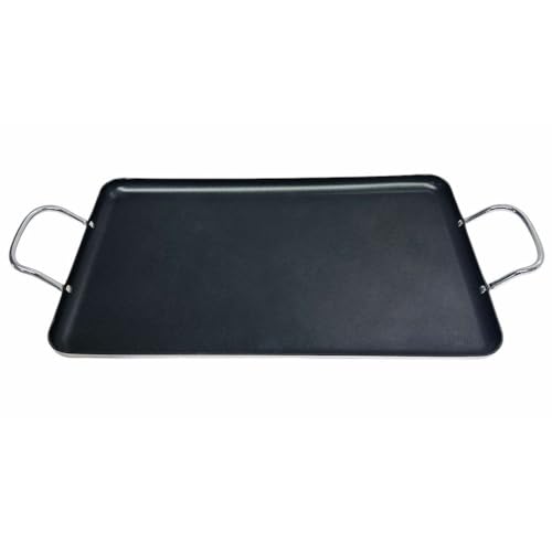 Aluminum Double Burner Non-Stick Griddle 19