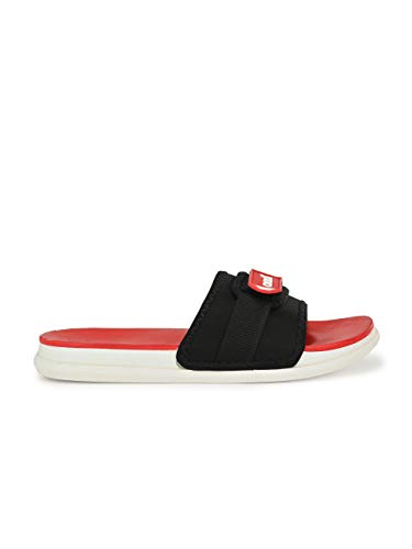 Image of AADI Men's Synthetic Leather Daily Use Casual Sliders /Flip Flop & Slippers