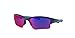 Oakley Quarter Jacket Non-Polarized Iridium Rectangular Sunglasses,Polished Navy,61 mm (Youth Fit)