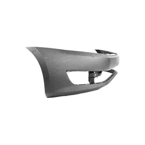 Image of FitParts Compatible with Volkswagen Passat 2012-2015 Front Bumper Cover | Primed, With Fog Light Holes, Without Parking Sensor Holes, Sedan, Ready to Paint, OEM 561807217BGRU, VW1000199
