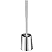 Siapapla Escobillas de Baño Cepillo WC en Acero Inoxidable 304 Escobillero y Portarrollos para Baño Escobilla WC Limpia Limpieza en Acero Inoxidable Plata
