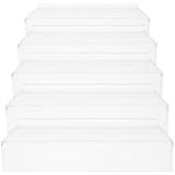 Generisch 5 Stück Transparente Schuhregale aus Robustem Material für Wandmontage Ladeneinsatz und Warenpräsentation Im Einkaufszentrum