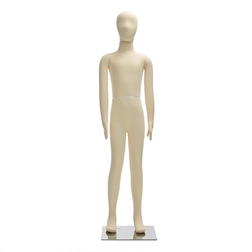 Maniquí de cuerpo entero infantil con brazos para tiendas de moda