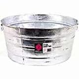 Dover Parkersburg 1s 11-1/2-Gallon Galvanized Wash Tub 1