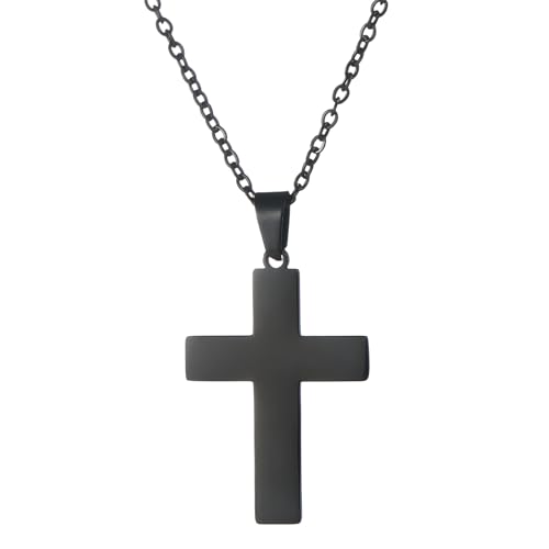 Collier ras du cou homme avec croix de Jésus en argent pour un style minimaliste