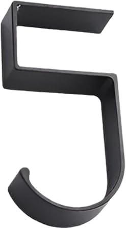 Black Desk Purse Hook – Portable Aluminum Alloy Bag Holder for Handbags, Schoolbags, Headphones | Compact Table Hanging Clamp for Tote, Book Bags,