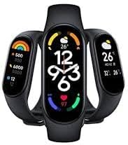 M7 Series Smart Band, Activity Tracker Fitness Band, Sleep Monitor, Step Tracking, Heart Rate Sensor, Kids Smart Watch Black, (M-M6)